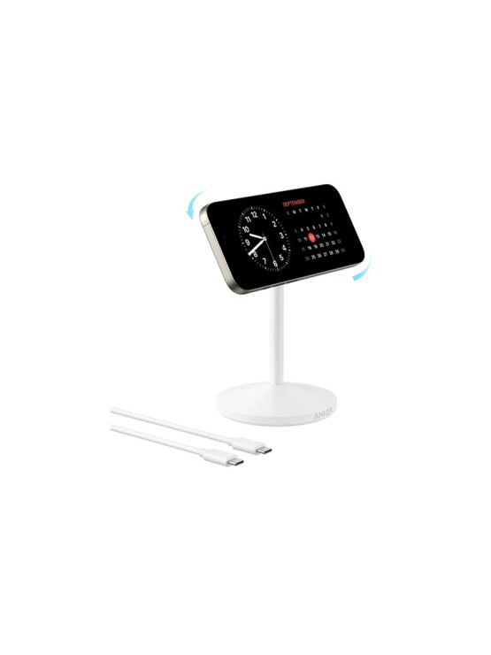 დამტენი: Anker MagGo Wireless Charger White - A25X1H21