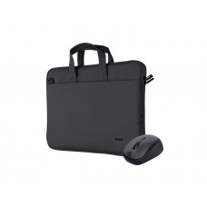 ნოუთბუქის ჩანთა: Trust Bologna Laptop Bag And Mouse Set 16" Black - 24988
