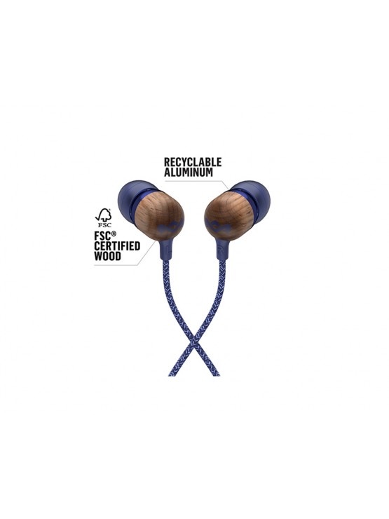 ყურსასმენი:  House of Marley Smile Jamaica In-Ear Headphones Denim - EM-JE041-DNB