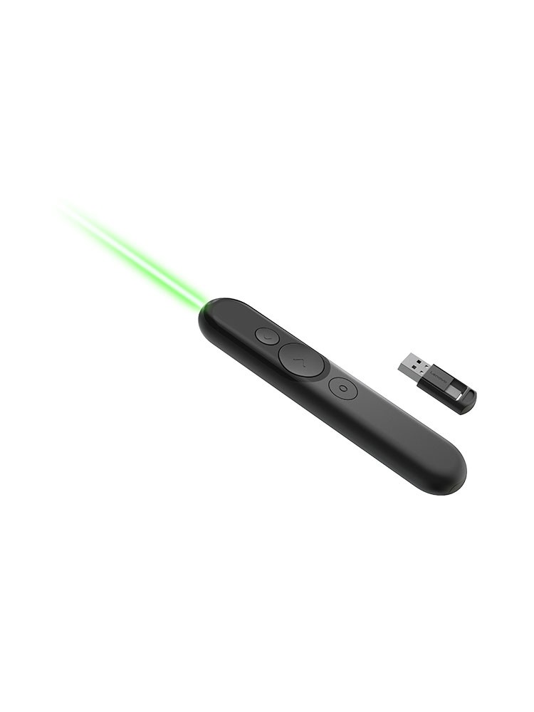 პრეზენტერი: Lenovo Laser Rechargeable Presentation Remote Black - GXH1Q30398
