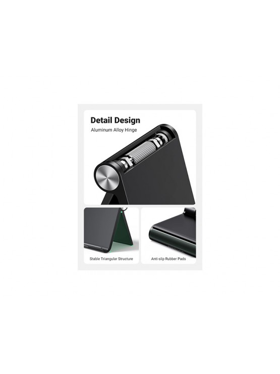 პლანშეტის დამჭერი: UGREEN LP115 Multi Angle Adjustable Portable Stand Black
