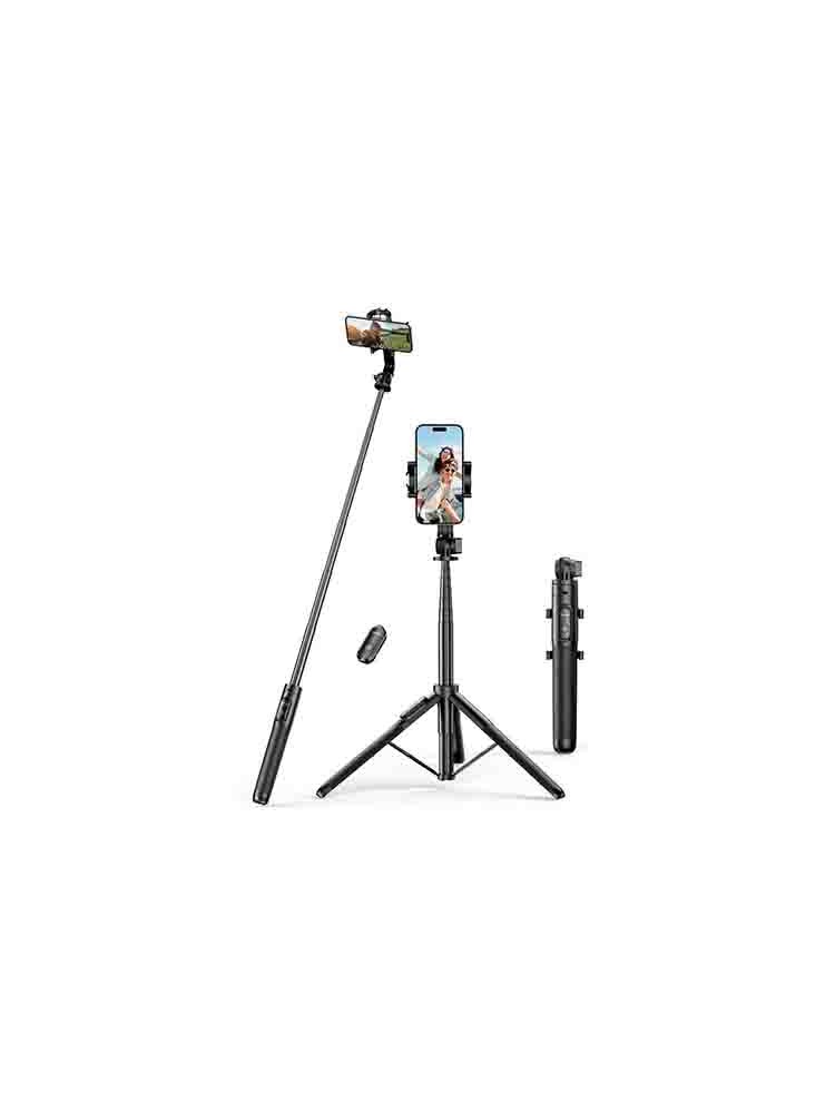 სელფის ჯოხი: UGREEN Bluetooth Selfie Stick Tripod Black - LP586