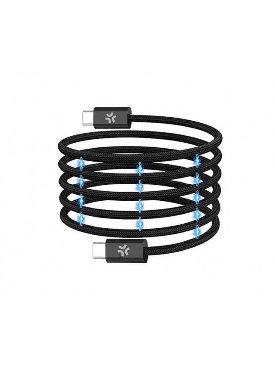 კაბელი: Celly USB Type-C Magnetic Cable 60W 2m