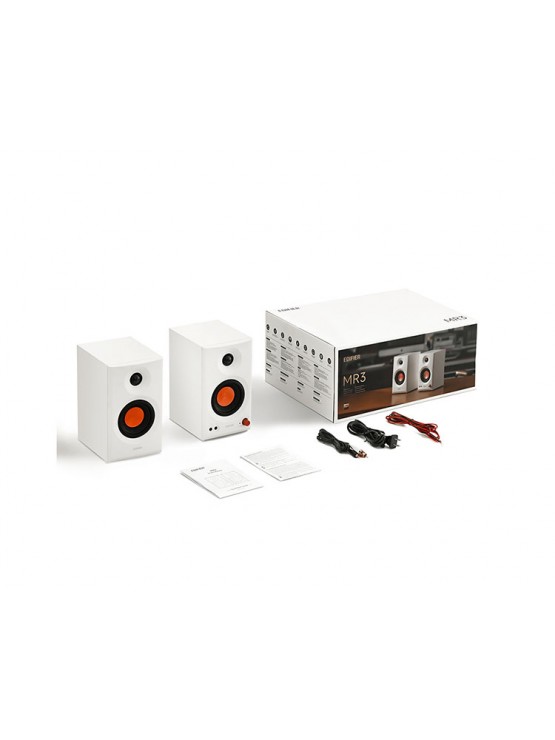 დინამიკი: Edifier MR3 36W TRS RCA AUX Bluetooth Powered Studio Monitor Speakers White