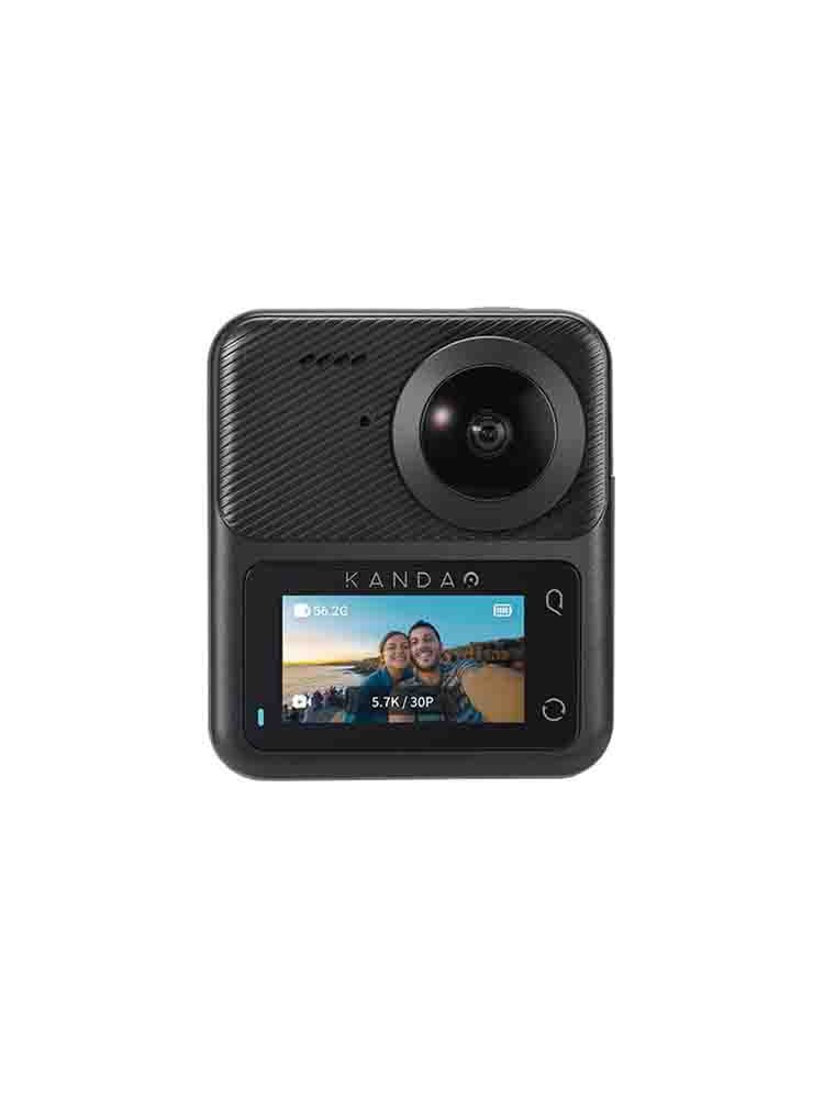 ექშენ კამერა: KanDao QooCam 3 62MP 360 Action Camera Travel Combo Black - Q23G-02