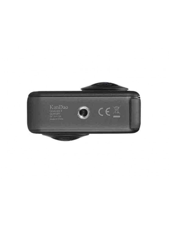 ექშენ კამერა: KanDao QooCam 3 62MP 360 Action Camera Travel Combo Black - Q23G-02