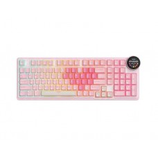 კლავიატურა: Royal Kludge RGB Wireless Bluetooth Mechanical Keyboard Pink Melody - RK N99-PM-XH RGB
