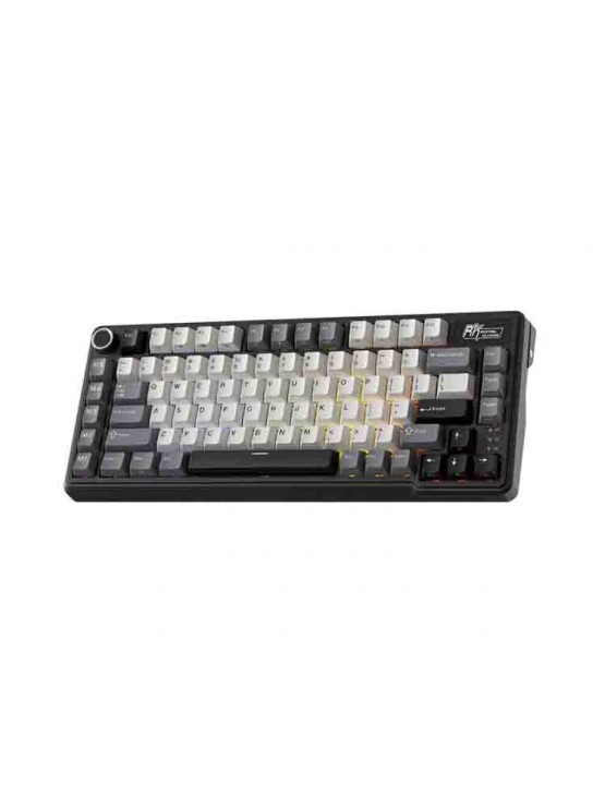 კლავიატურა: Royal Kludge RGB Mechanical Keyboard Knight Black - RK L75-KB-XW