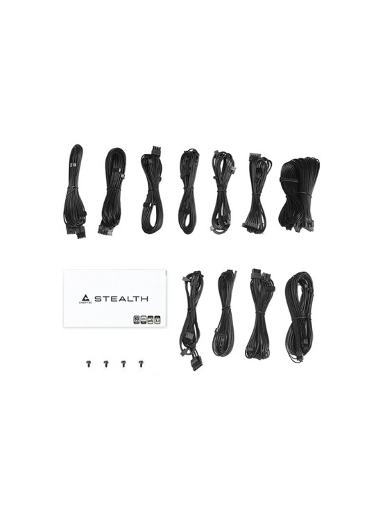 კვების ბლოკი: CHIEFTEC Stealth 1200W 80 Plus Platinum ATX 12V 3.1 Fully Modular - SPX-1200-FC