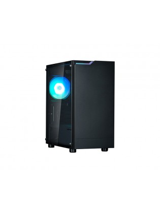 ქეისი: Zalman 1x120mm ARGB TG Side Panel mATX Black - T4PLUS
