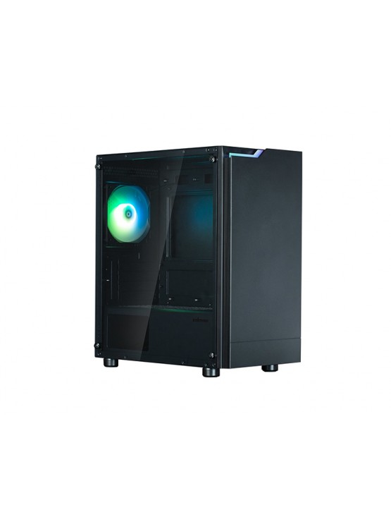 ქეისი: Zalman 1x120mm ARGB TG Side Panel mATX Black - T4PLUS
