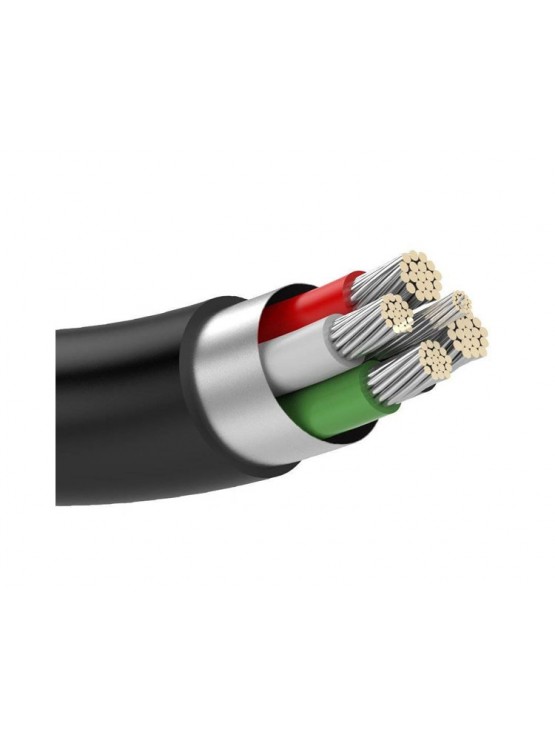 კაბელი: UGREEN US132 USB 2.0 A Male to Mini 5 Pin Male Cable 3m Black - 10386