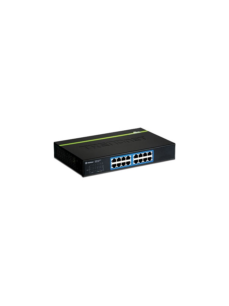 სვიჩი: TRENDnet TEG-S16Dg 16-Port Gigabit GREENnet Desktop Switch /w metal case