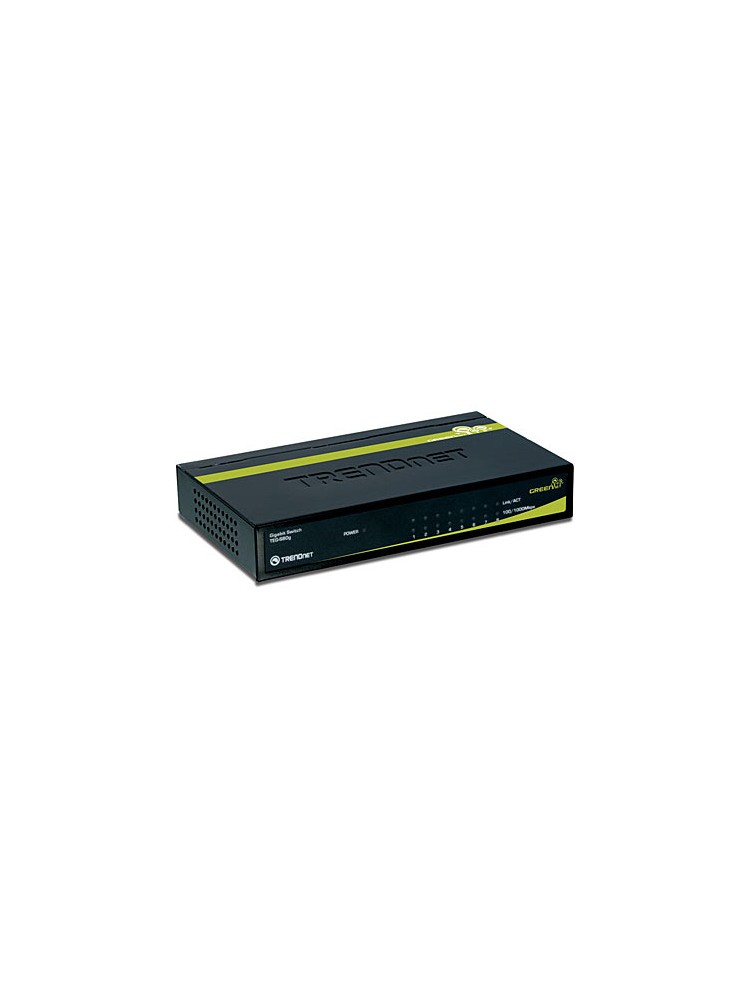 სვიჩი: TRENDnet TEG-S80g 8-Port Gigabit GREENnet Switch /w metal case