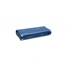 KVM სვიჩი: TRENDnet TK-409K 4-Port USB KVM Switch Kit with Audio 