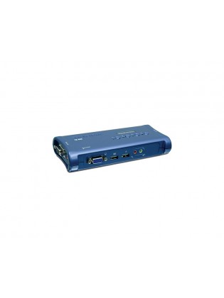 KVM სვიჩი: TRENDnet TK-409K 4-Port USB KVM Switch Kit with Audio 