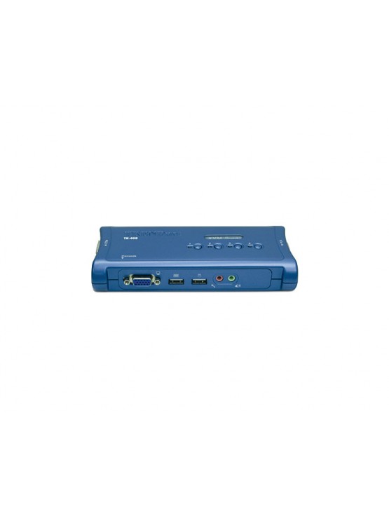 KVM სვიჩი: TRENDnet TK-409K 4-Port USB KVM Switch Kit with Audio 