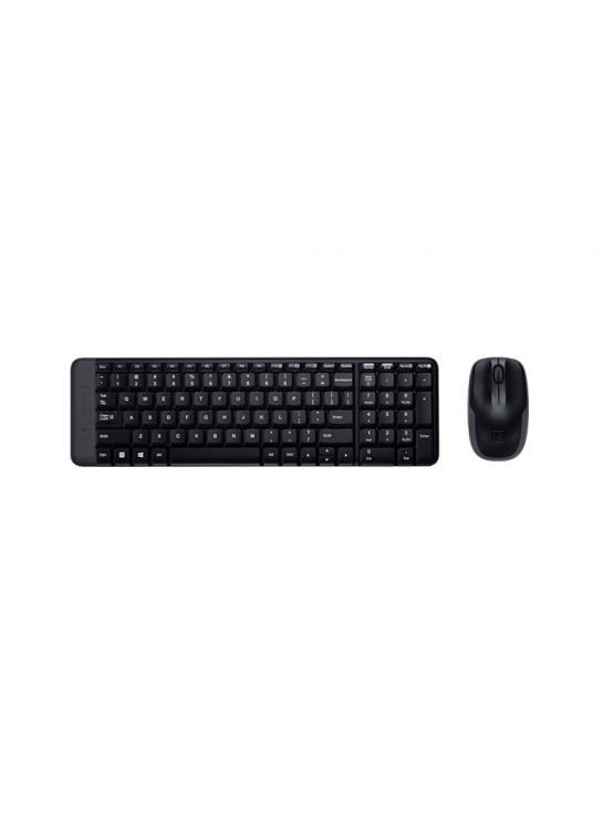 კლავიატურა-მაუსი: Logitech MK220 Wireless Keyboard and Mouse Combo EN/RU Black - 920-003169