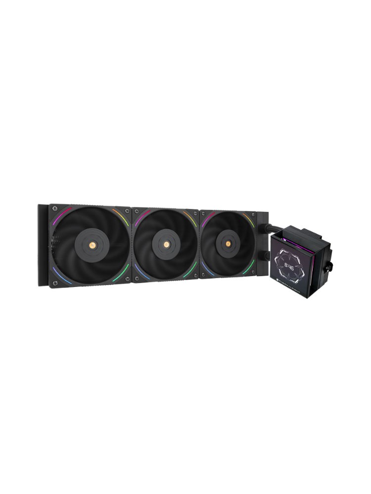 ქულერი: THERMALRIGHT Hyper Vision 360 ARGB BLACK CPU Universal Cooler (in bulk)