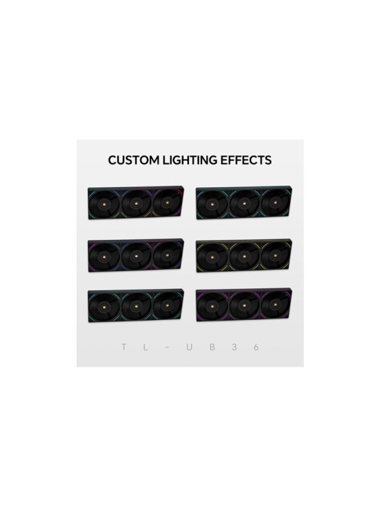 ქულერი: THERMALRIGHT TL-UB36 360mm ARGB Case Fans 2150 RPM±10%