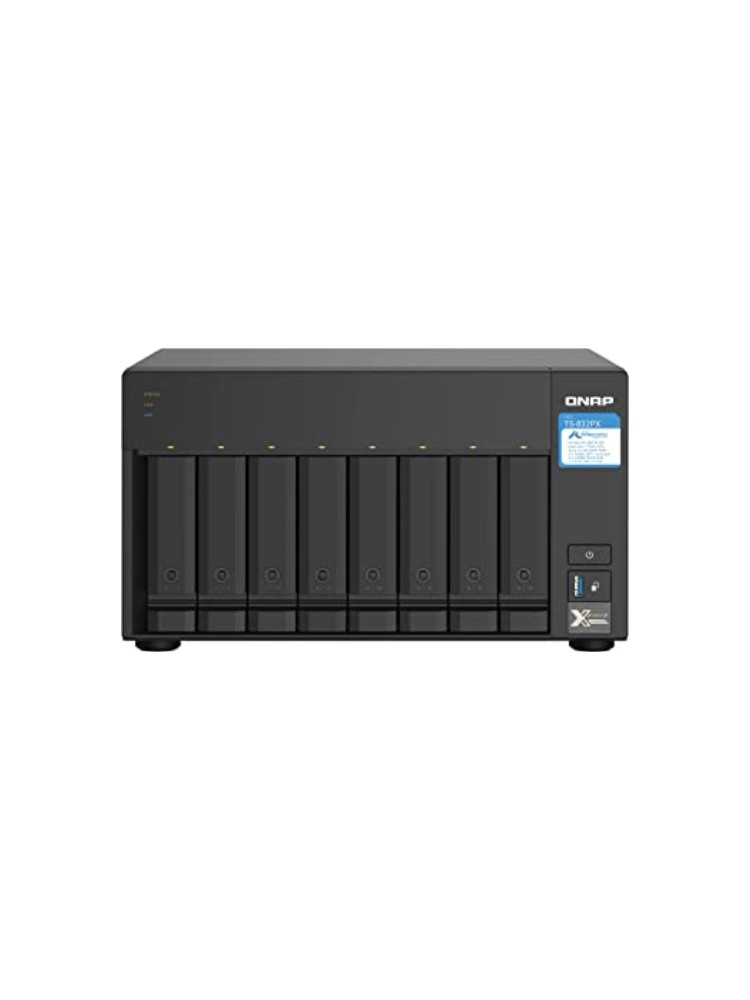 NAS სერვერი: Qnap TS-832PX-4G 8-Bay Tower