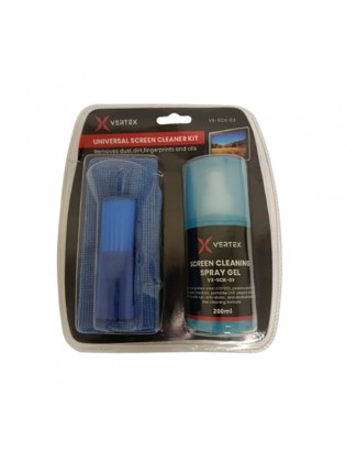 საწმენდი: Vertex VX-SCK-03 3-in-1 Screen Cleaner Kit For LCD/LED Displays 200ml