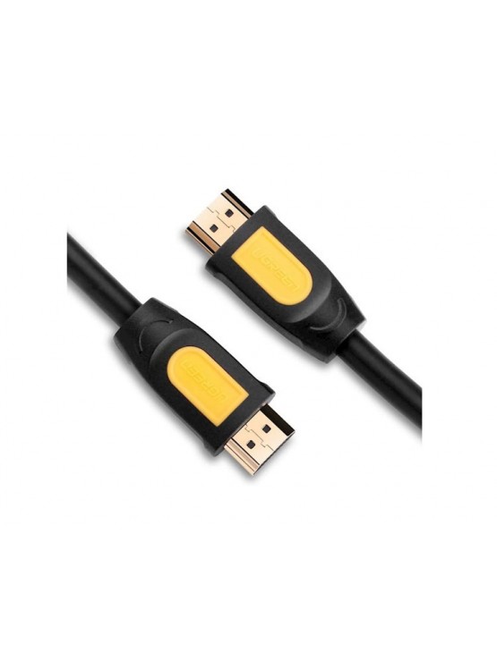 კაბელი HDMI: UGREEN HD101 HDMI to HDMI Cable 5m Yellow/Black - 10167