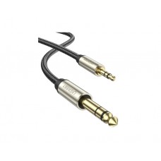 აუდიო კაბელი: UGREEN 10630 3.5mm to 6.35mm TRS Stereo Audio Cable 5m Gray