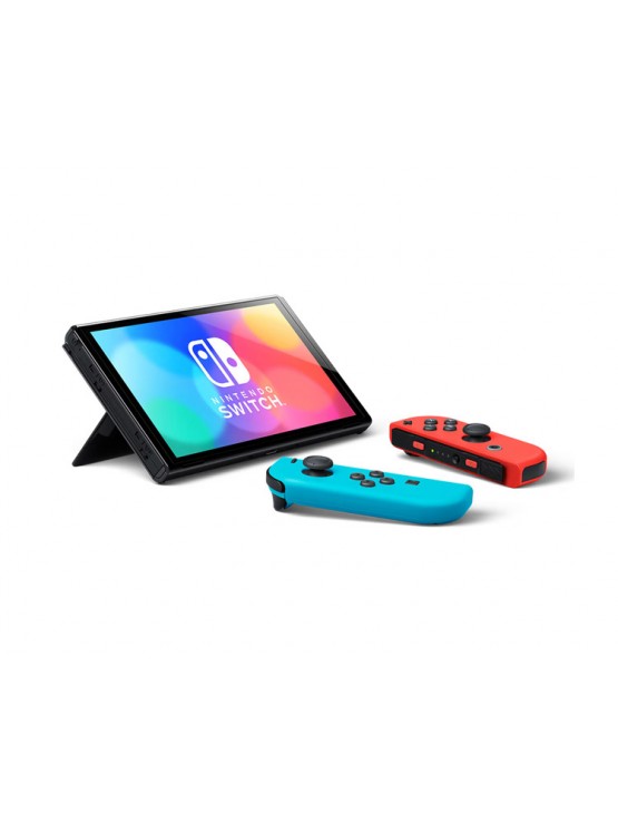 სათამაშო კონსოლი: Nintendo Switch OLED - Neon Red & Blue
