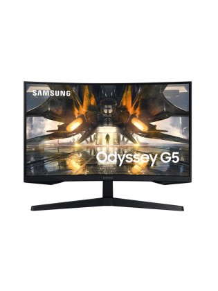 მონიტორი: Samsung LS27AG550EIXCI Curved Odyssey G5 27" 2K QHD 165 Hz VA 1ms HDMI DP 