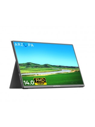 მონიტორი: ARZOPA A1 Gamut Slim 14" FHD Mini HD USB Type-C