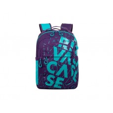 ნოუთბუქის ჩანთა: RIVACASE 5430 15.6" Urban Backpack Violet/Aqua