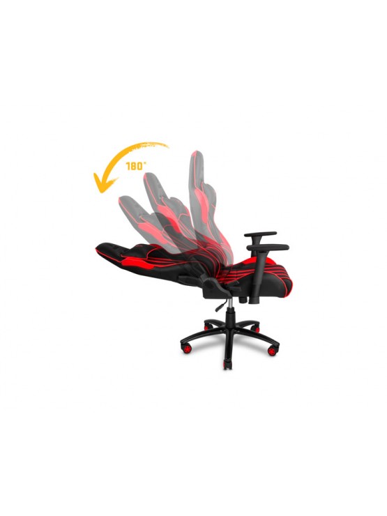 გეიმერული სავარძელი: Yenkee YGC 100RD Sabotage Gaming Chair Red