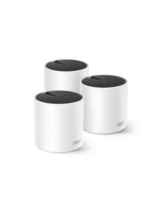 როუტერი: TP-link Deco X55 AX3000 3-pack Whole Home Mesh Wi-Fi 6 White/Black