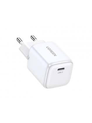 დამტენი: UGREEN CD319 Nexode USB-C Single port Quick Charge 4.0 30W White - 15326