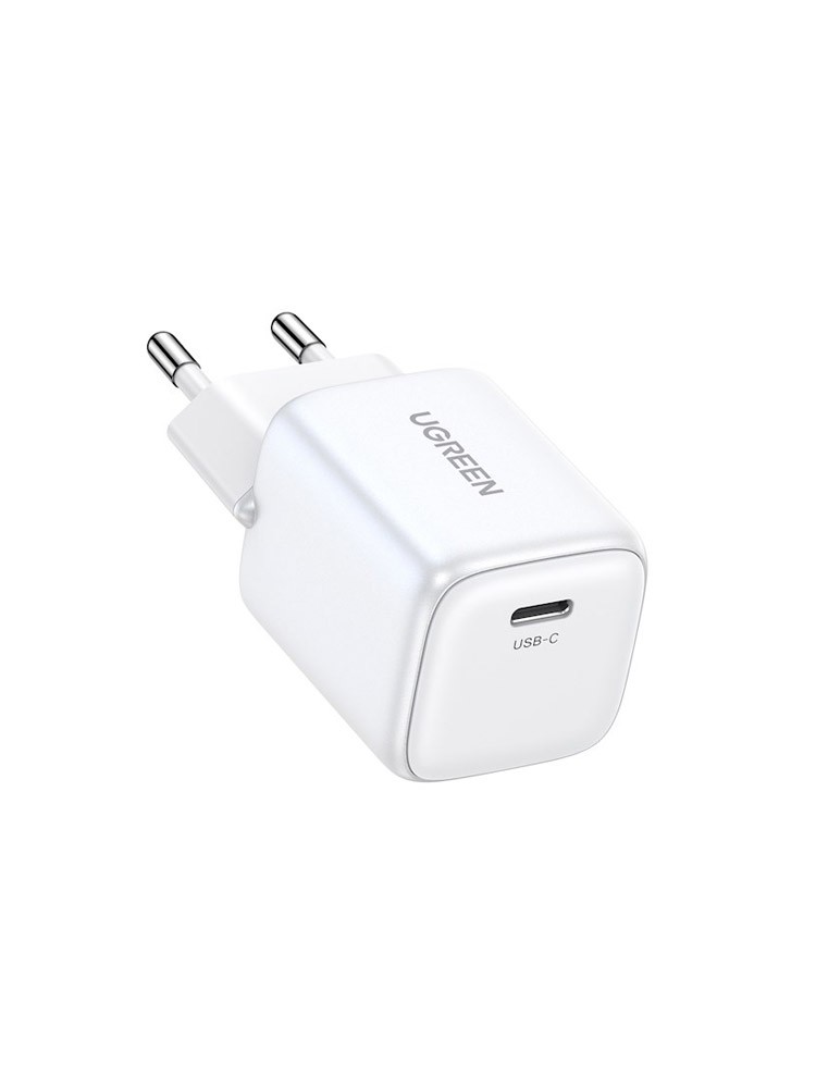დამტენი: UGREEN CD319 Nexode USB-C Single port Quick Charge 4.0 30W White - 15326