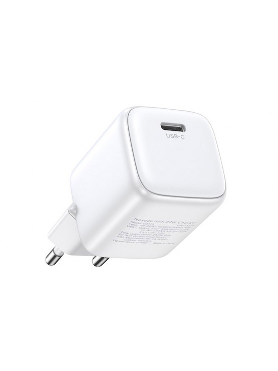 დამტენი: UGREEN CD319 Nexode USB-C Single port Quick Charge 4.0 30W White - 15326