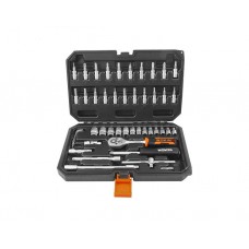 იარაღების ნაკრები: Wokin 155146 46Pcs Tool Set Black/Silver