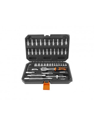 იარაღების ნაკრები: Wokin 155146 46Pcs Tool Set Black/Silver