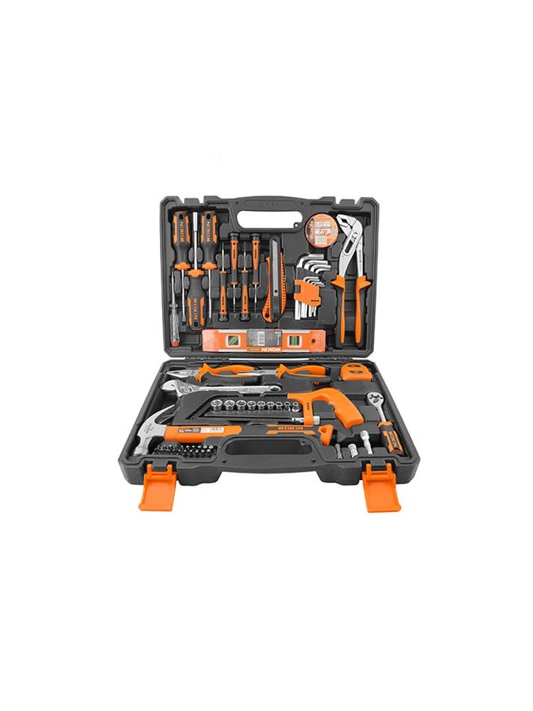 იარაღების ნაკრები: Wokin 156461 61Pcs Tool Set Black