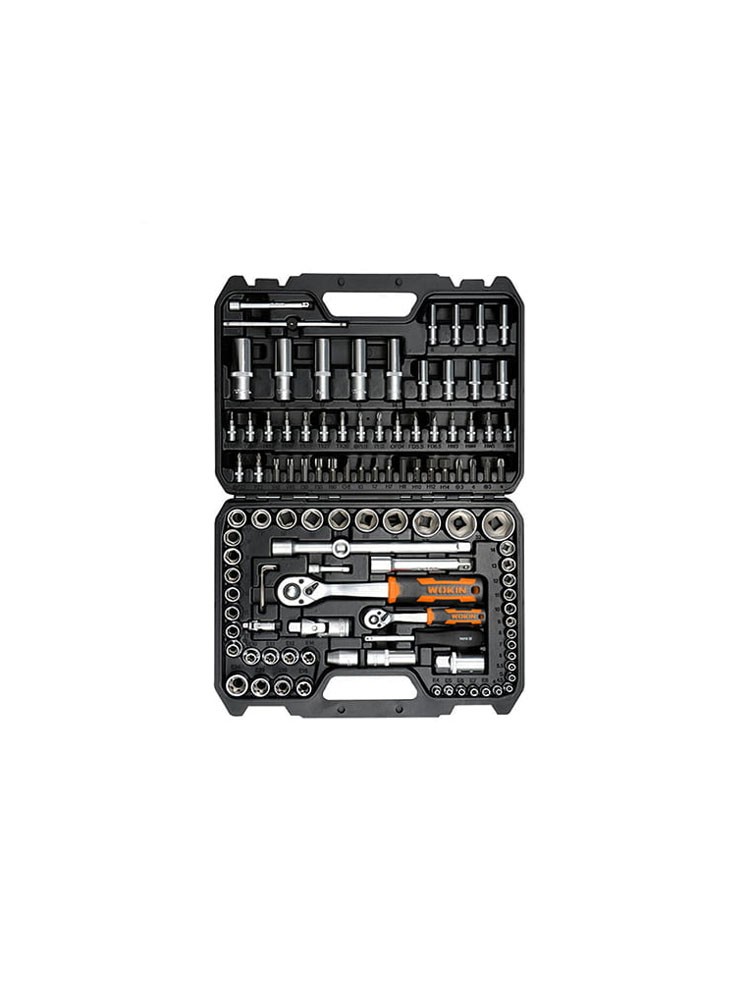 იარაღების ნაკრები: Wokin 156610 108Pcs Tool Set Black
