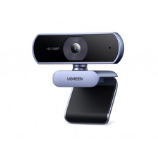 ვებკამერა: UGREEN 15728 FHD 2MP Built-in Microphone Webcam Gray/Black
