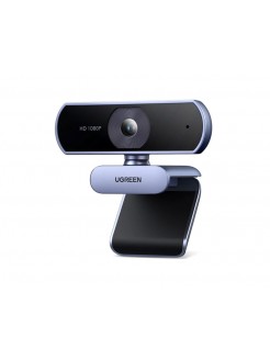 ვებკამერა: UGREEN 15728 FHD 2MP Built-in Microphone Webcam Gray/Black