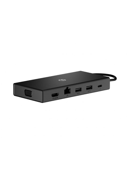 USB ჰაბი: HP Travel USB Type C Multi Port Hub Black - 1C1Y5AA