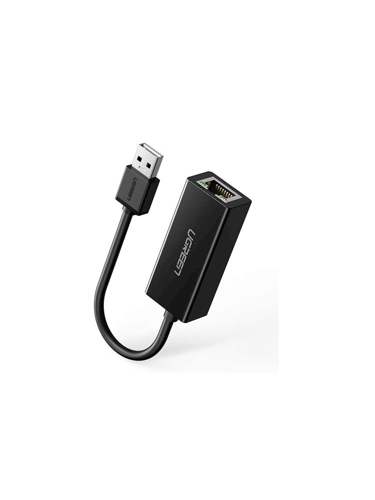 ადაპტერი: UGREEN EA20254 USB to LAN 10/100Mbps Ethernet Adapter Black - 20254
