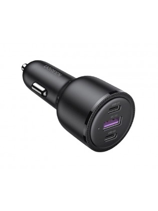 მანქანის დამტენი: UGREEN CD239 69W USB 2xUSB-C Type-c Black - 20467