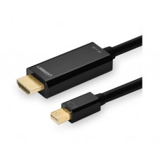 კაბელი: UGREEN MD101 4K/30Hz Mini Display to HDMI Cable Black - 20848
