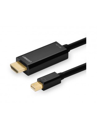კაბელი: UGREEN MD101 4K/30Hz Mini Display to HDMI Cable Black - 20848