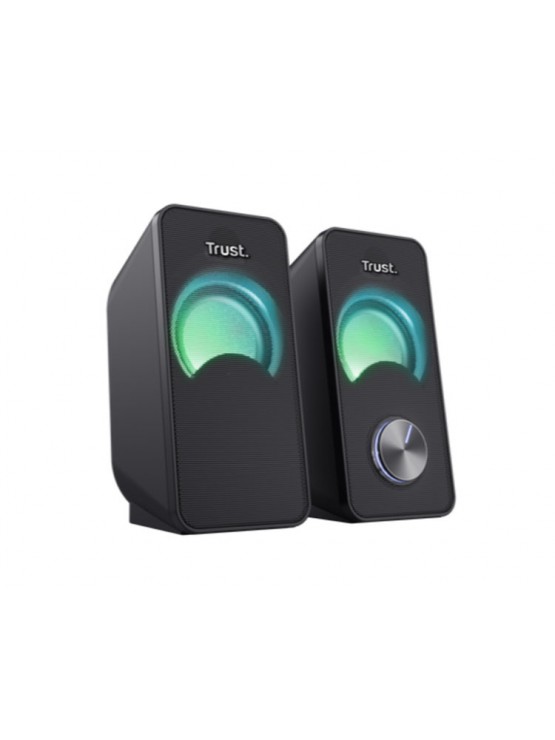 დინამიკი: Trust Arys Compact RGB LED 2.0 wired speaker Black - 23120