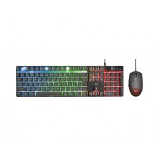 კლავიატურა-მაუსი: Trust GXT 838 Azor Keyboard and Mouse Set Black - 23289